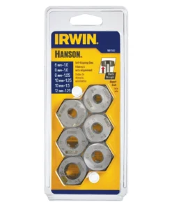 IRWIN Tap & Die Sets 6-Piece Tap and Die Set -Irwin Outlet Shop 042526928611 03903055