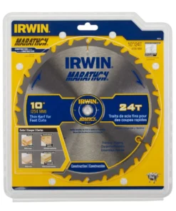 IRWIN Circular Saw Blades Marathon 10-in 24-Tooth Carbide Miter/Table Saw Blade -Irwin Outlet Shop 05385557