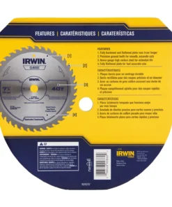 IRWIN Circular Saw Blades Classic 7-1/4-in 40-Tooth Carbide Circular Saw Blade -Irwin Outlet Shop 08090517 scaled