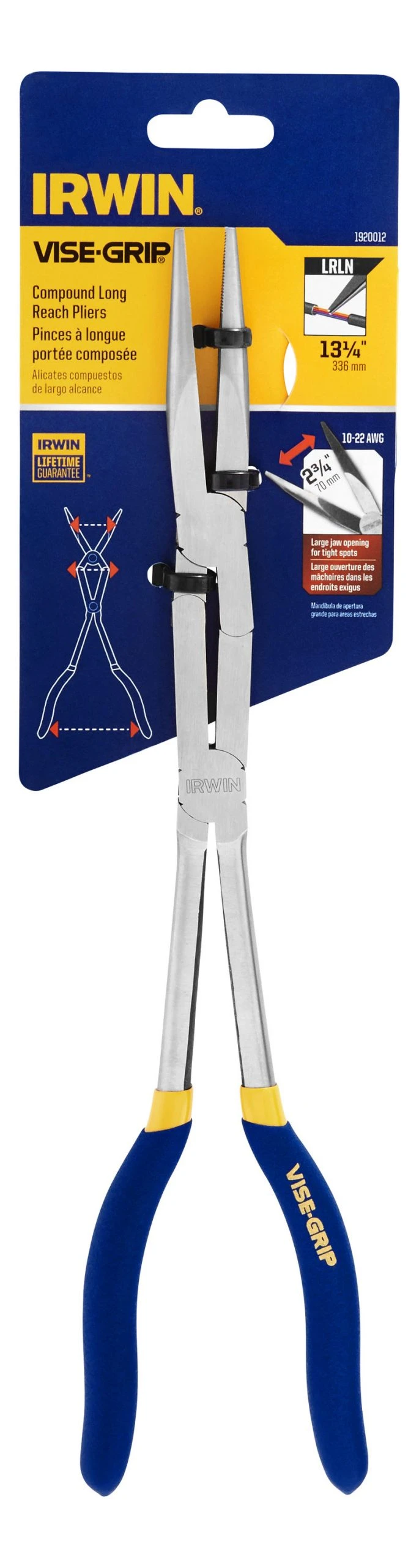 IRWIN VISE-GRIP 13.25-in Straight Compound Long Reach Pliers 7 IRWIN VISE-GRIP 13.25-in Straight Compound Long Reach Pliers - Image 5