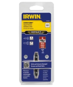 IRWIN Screw Extractors & Sets Impact Screw-Grip De-2 Double-Ended Screw Extractor