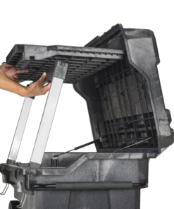 IRWIN Portable Tool Boxes Mobile Command Center 40.5-in Gray Structural Foam Wheels Lockable Tool Box -Irwin Outlet Shop 08461404 scaled