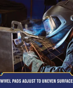 IRWIN VISE-GRIP Reduced Hand Span Fast Release 11-in Welding C-clamp Locking Pliers Swivel Tips -Irwin Outlet Shop 09698429