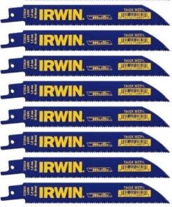 IRWIN Reciprocating Saw Blades 10-Pack Bi-Metal 6-in 14-TPI Metal Cutting Reciprocating Saw Blade
