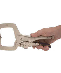 IRWIN VISE-GRIP Reduced Hand Span Fast Release 11-in Welding C-clamp Locking Pliers Swivel Tips -Irwin Outlet Shop 10467699