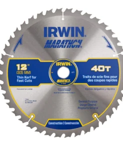 IRWIN Circular Saw Blades Marathon 12-in 40-Tooth Carbide Miter/Table Saw Blade -Irwin Outlet Shop 16276849
