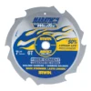 IRWIN Circular Saw Blades Marathon with Weldtec 7-1/4-in 6-Tooth Tungsten Carbide-tipped Steel Circular Saw Blade