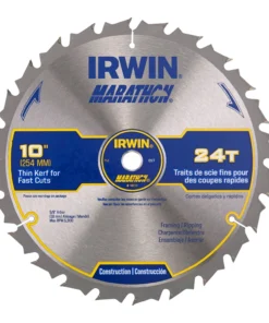 IRWIN Circular Saw Blades Marathon 10-in 24-Tooth Carbide Miter/Table Saw Blade