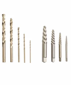 IRWIN Screw Extractors & Sets Spiral Ext and Drill Bit 10 piece Set -Irwin Outlet Shop 16655029
