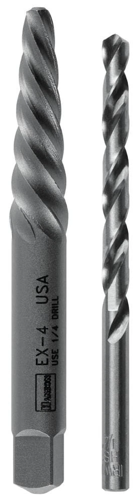 IRWIN Screw Extractors & Sets Hanson Ex-1 Screw Extractor and 5/64 In Bit Combo 3 IRWIN Screw Extractors & Sets Hanson Ex-1 Screw Extractor and 5/64 In Bit Combo