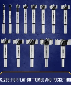 IRWIN Woodboring Drill Bits Marples 14-Piece 3/8-in Woodboring Forstner Drill Bit Set -Irwin Outlet Shop 17683985