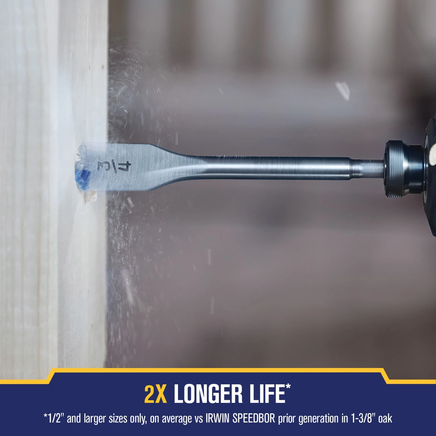 IRWIN Woodboring Drill Bits 3/4-in Woodboring Spade Drill Bit 7 IRWIN Woodboring Drill Bits 3/4-in Woodboring Spade Drill Bit - Image 5