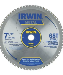 IRWIN Circular Saw Blades 7-1/4-in 68-Tooth Carbide Circular Saw Blade