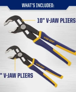 IRWIN Plier Sets VISE-GRIP GrooveLock 2-Pack Tongue & Groove Plier Set -Irwin Outlet Shop 18258751