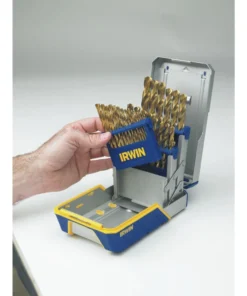 IRWIN Twist Drill Bits 29-Piece Assorted x Set Titanium Twist Drill Bit Set 8 IRWIN Twist Drill Bits 29-Piece Assorted x Set Titanium Twist Drill Bit Set -Irwin Outlet Shop 18258758
