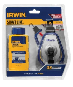 IRWIN Chalk Reels STRAIT-LINE SPEEDLINE PRO 100-ft Chalk Reel -Irwin Outlet Shop 18258769