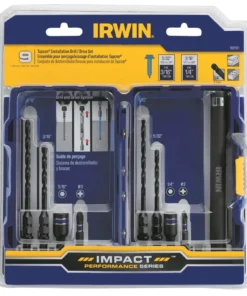 IRWIN Masonry Drill Bits 9-Piece x Set Carbide Masonry Drill Bit Set for Rotary Drill/Impact Driver -Irwin Outlet Shop 18258905