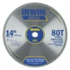 IRWIN Circular Saw Blades 14-in 80-Tooth Segmented Carbide Circular Saw Blade -Irwin Outlet Shop 18259748