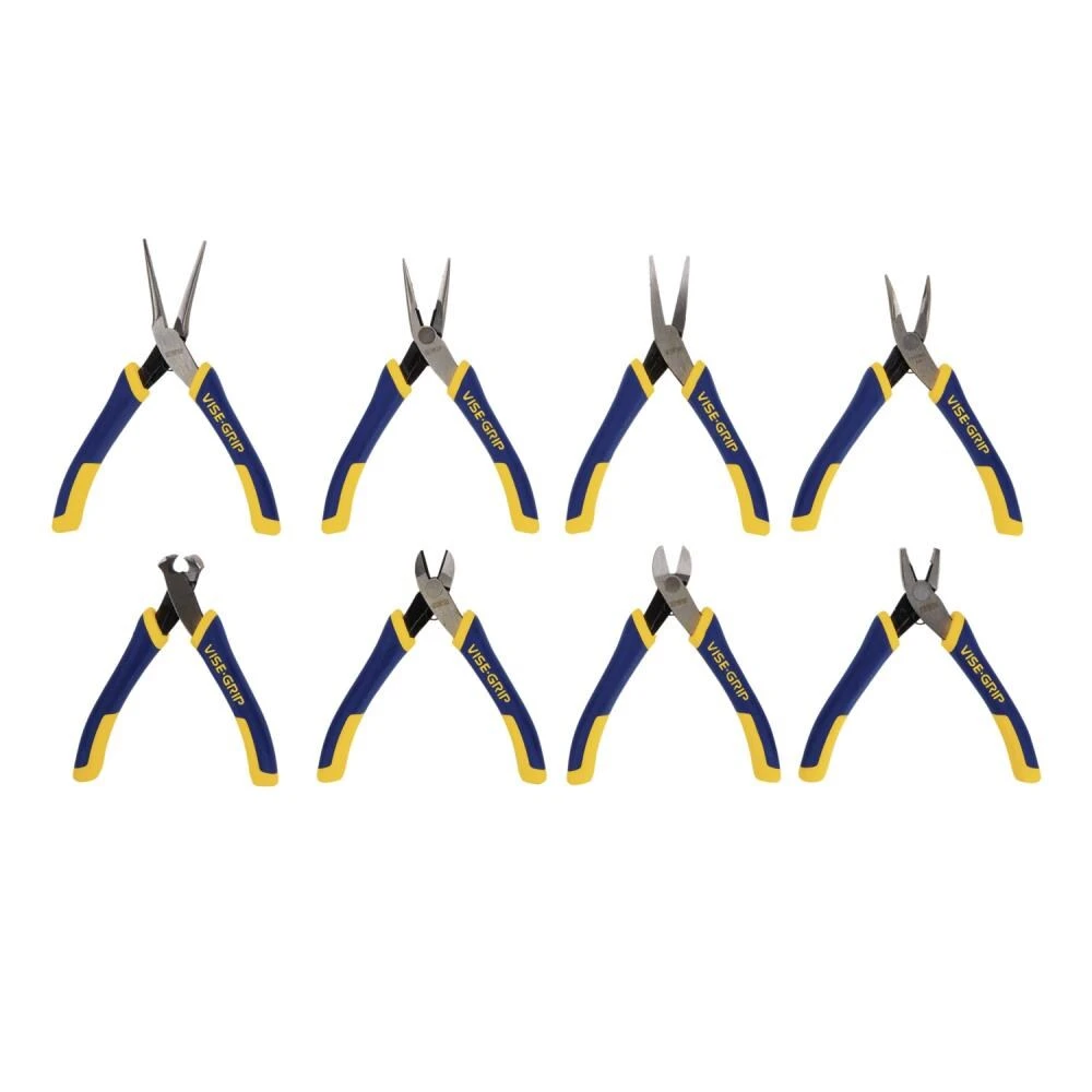 IRWIN Plier Sets VISE-GRIP ProPliers 8-Pack Assorted Plier Set 4 IRWIN Plier Sets VISE-GRIP ProPliers 8-Pack Assorted Plier Set - Image 2