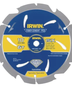 IRWIN Circular Saw Blades Marathon 10-in 6-Tooth Continuous Diamond Concrete Saw Blade