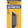 IRWIN Replacement Utility Blades Bi-Metal3/4-in Utility Razor Blade(5-Pack) 2 IRWIN Replacement Utility Blades Bi-Metal3/4-in Utility Razor Blade(5-Pack) -Irwin Outlet Shop 18259813