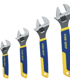IRWIN Adjustable Wrenches VISE-GRIP 4-Piece 12-in Steel Adjustable Wrench Set