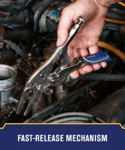 IRWIN VISE-GRIP Fast Release 9-in Long Nose Locking Pliers with Wire Cutter -Irwin Outlet Shop 18313242