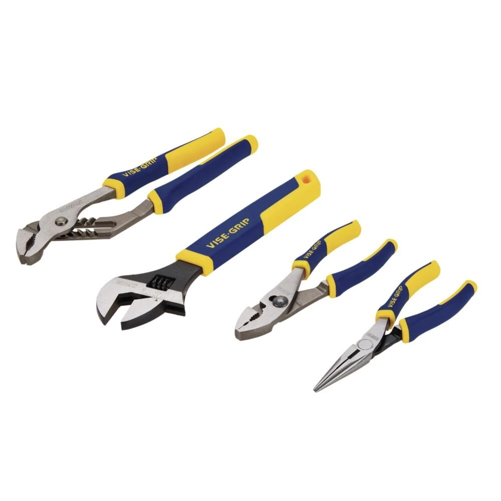 IRWIN Plier Sets VISE-GRIP ProPliers 4-Pack Assorted Plier Set 4 IRWIN Plier Sets VISE-GRIP ProPliers 4-Pack Assorted Plier Set - Image 2