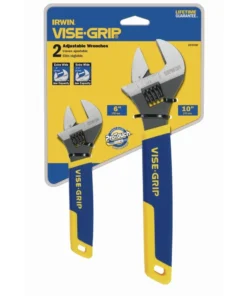 IRWIN Adjustable Wrenches VISE-GRIP 2-Piece 10-in Steel Adjustable Wrench Set