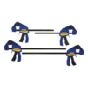 IRWIN Clamps QUICK-GRIP 4-Pack Assorted Mini One Handed Bar Clamp -Irwin Outlet Shop 18315051