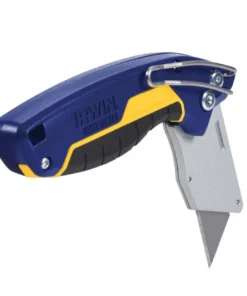 IRWIN Utility Knives Pro flip 3-Blade Folding Utility Knife with On Tool Blade Storage -Irwin Outlet Shop 42467560