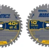 IRWIN Circular Saw Blades Irwin Marathon Large Diameter Saw Blades Marathon 2-Pack 10-in 40-Tooth Tungsten Carbide-tipped Steel Miter/Table Saw Blade Set -Irwin Outlet Shop 44080526 scaled