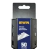 IRWIN Replacement Utility Blades Carbon Steel 3/4-in Hook Utility Razor Blade(50-Pack)